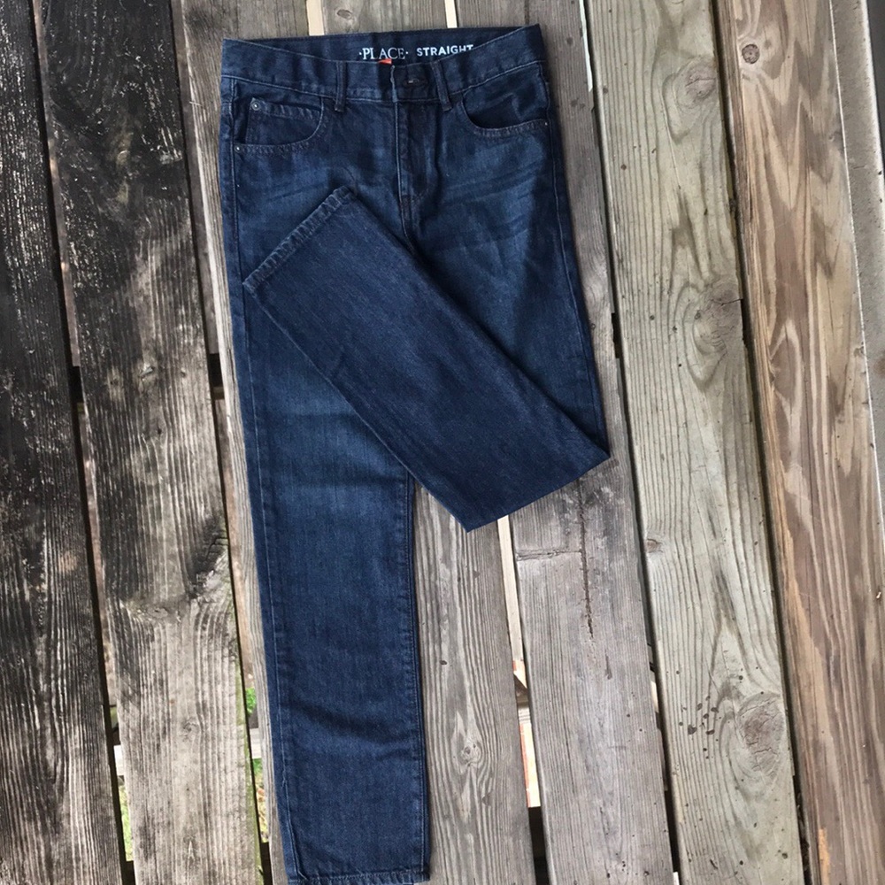 Children’s Place kids jeans navy blue size 12.